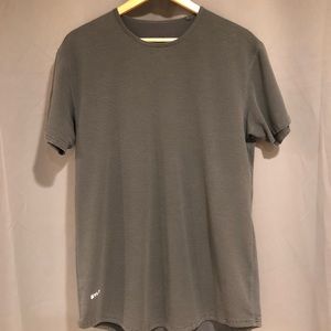 BYLT Basics Grey with Black Stripes Casual shirt Size Medium